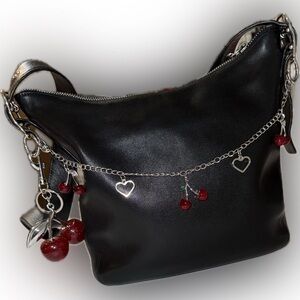 Vintage Leather Coach Legacy Slim Duffle Hobo Crossbody